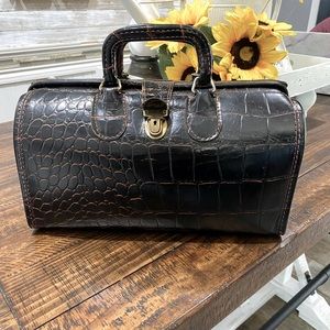 Antique authentic Leather Medical Purse!!!